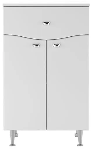 Комод напольный Айсберг Волна 50 белый DA1001K