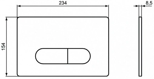 Комплект 5 в 1 Ideal Standard I.Life B RimLS+ IP001401 с кнопкой хром глянцевый Комплект 5 в 1 Ideal Standard I.Life B RimLS+ IP001401 с кнопкой хром глянцевый