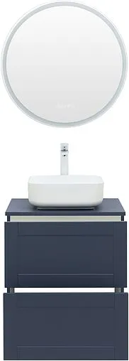 Тумба-умывальник подвесная Aquanet Терра 60 маренго 00313243+