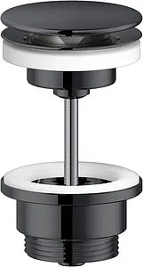 Выпуск автоматический для раковины Nobili чёрный глянцевый AV00110/11FLP Выпуск автоматический для раковины Nobili чёрный глянцевый AV00110/11FLP, 1
