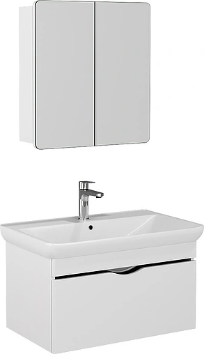 Шкаф-зеркало ISVEA Viva 80 белый 21VV2001080I