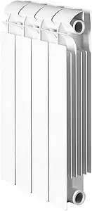 Радиатор биметаллический 4 секции Global Style Plus 350 STP03501004 Радиатор биметаллический 4 секции Global Style Plus 350 STP03501004, 1