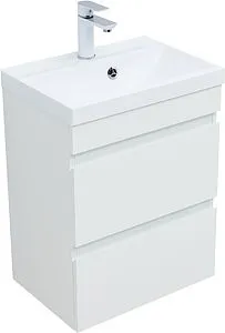 Тумба-умывальник подвесная Aquanet Нота New 50 белый глянец 00335416+00284237 Тумба-умывальник подвесная Aquanet Нота New 50 белый глянец 00335416+00284237, 5