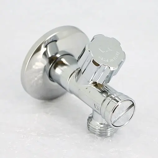 Вентиль регулирующий угловой с фильтром ½"н x ½"н хром Uni-fitt 185F2000