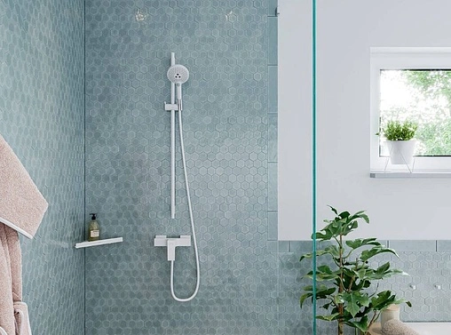 Душевая штанга Hansgrohe Unica S Puro 90 белый матовый 28631700