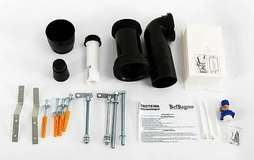 Комплект 5 в 1 BelBagno Loto BB070CHR/SC/SET.R.CR с кнопкой хром глянцевый