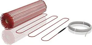 Теплый пол (нагревательный мат) Royal Thermo Flat Mat 1800Вт 12м² RTFM 2-150-12 комплект с RTO-16 Теплый пол (нагревательный мат) Royal Thermo Flat Mat 1800Вт 12м² RTFM 2-150-12 комплект с RTO-16, 2