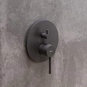 Смеситель для ванны скрытого монтажа Damixa Scandinavian Pure чёрный матовый 367100300 Смеситель для ванны скрытого монтажа Damixa Scandinavian Pure чёрный матовый 367100300, 4