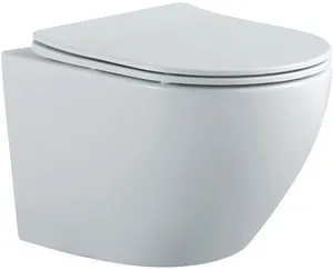 Унитаз подвесной безободковый Aquatek Европа белый матовый AQ1901-MW, 1