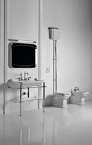 Унитаз-компакт с высоким бачком Kerasan Waldorf белый Унитаз-компакт с высоким бачком Kerasan Waldorf белый, 3