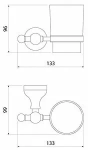 Стакан IDDIS Retro хром RETSSG1i45 Стакан IDDIS Retro хром RETSSG1i45, 2