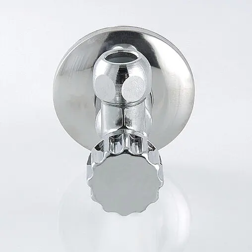 Кран шаровый угловой ½&quot;н x ⅜&quot;н x 10ц хром Valtec VT.281.N.0410