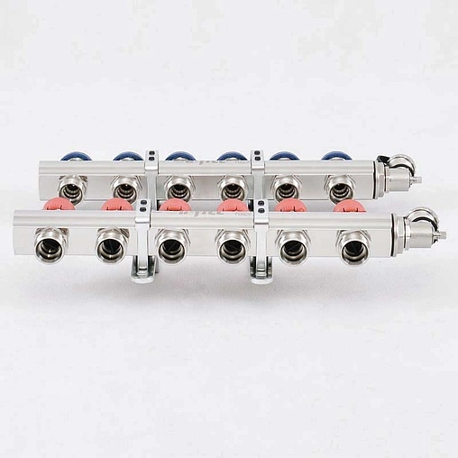 Группа коллекторная без расходомеров 6 отводов 1&quot;в/в x ¾&quot;ек Uni-fitt 441E4306