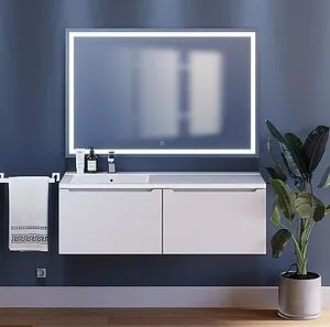 Тумба-умывальник подвесная Uperwood Tanos 120 L белый 291021017 Тумба-умывальник подвесная Uperwood Tanos 120 L белый 291021017, 4