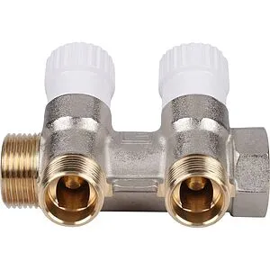 Коллектор регулирующий проходной 2 отвода ¾&quot;в/н x ½&quot;к Stout SMB 6851 341202, 5