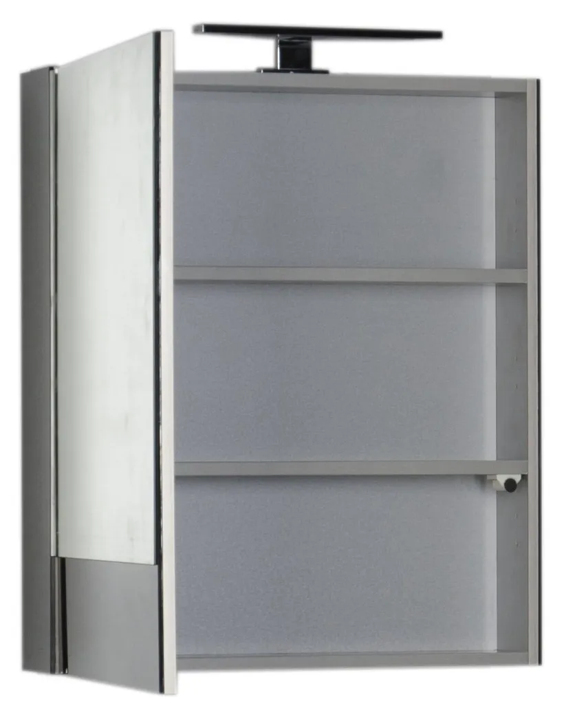 Шкаф-зеркало Aquanet Верона 58 L чёрный 00175384, 5