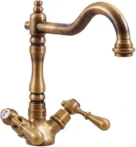 Смеситель для раковины Rav Slezak Morava retro бронза MK421.5/8SM Смеситель для раковины Rav Slezak Morava retro бронза MK421.5/8SM, 1