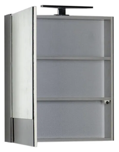 Шкаф-зеркало Aquanet Верона 58 L чёрный 00175384