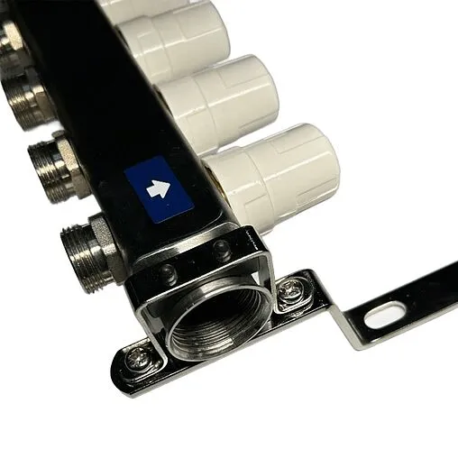 Группа коллекторная с расходомерами 9 отводов 1&quot;в/в x ¾&quot;ек Uni-fitt OPTIMAL 450B4309.RU