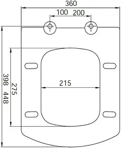 Крышка-сиденье для унитаза с микролифтом IDDIS Vane белый VANDPSEi31, 2