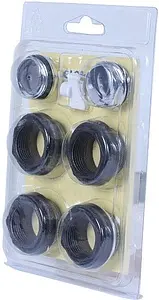 Комплект радиаторный универсальный ¾" Global черный Комплект радиаторный универсальный ¾" Global черный, 2