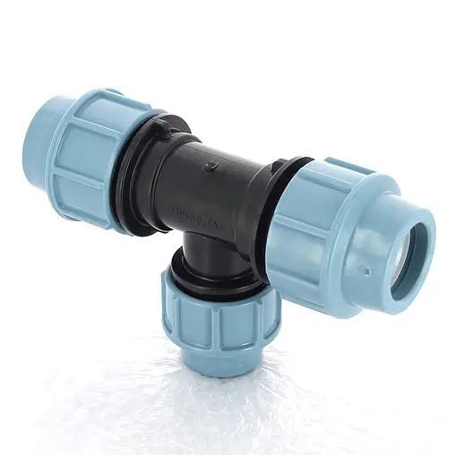 Тройник компрессионный соединительный 32мм x 32мм x 32мм Unidelta 1005032000