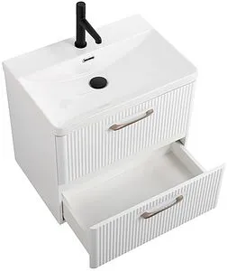 Тумба-умывальник подвесная BelBagno DUE 50 Bianco Lucido DUE-500-2C-SO-BL-P+BB-8076-3-50, 5