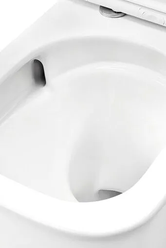 Комплект 6 в 1 TECEspring Base S K401203WCS с кнопкой TECEspring V 9940203 белый глянцевый/хром глянцевый