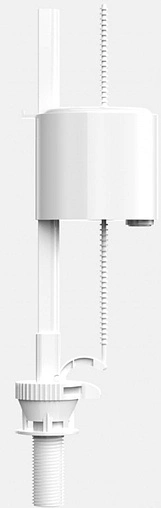 Комплект арматуры для бачка двухрежимный ½" пластик нижний BERGES Eko 21 030621