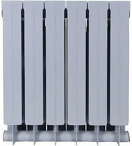 Радиатор биметаллический 6 секций Global Style Plus 500 серый Радиатор биметаллический 6 секций Global Style Plus 500 серый, 3