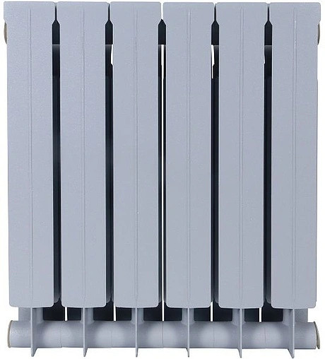 Радиатор биметаллический 6 секций Global Style Plus 500 серый Радиатор биметаллический 6 секций Global Style Plus 500 серый