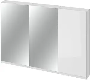 Шкаф-зеркало Cersanit Moduo 120 белый SB-SW-MOD40/Wh+SB-LS-MOD40/Wh+SB-LS-MOD40/Wh, 3