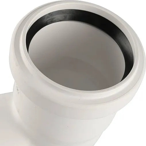 Отвод внутренний бесшумный D=50мм Угол 87° Rehau Raupiano Plus 11211341001