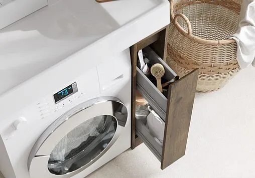 Тумба под умывальник напольная без фасада Aquaton Лондри 20 дуб рустикальный 1A267101LHDR0