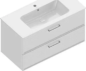 Тумба-умывальник подвесная Kerama Marazzi Piano Classic 95 ясень белый PIA.CL.95\WHT.M+PI.wb.95 Тумба-умывальник подвесная Kerama Marazzi Piano Classic 95 ясень белый PIA.CL.95\WHT.M+PI.wb.95, 3