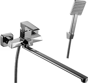 Смеситель для ванны с длинным изливом Rossinka хром RS38-32, 1
