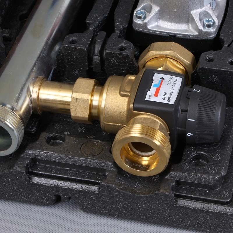 Насосный модуль с термостатическим смесительным клапаном 1½&quot;н х 1&quot;в WATTS HKF25 10027335 с насосом Wilo Yonos Para 25/6 180