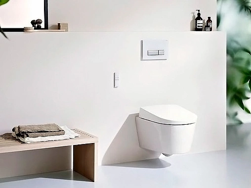 Умный унитаз-биде подвесной Geberit AquaClean Sela белый 146.145.11.1