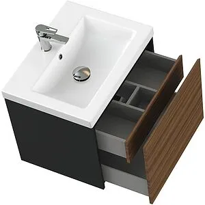 Тумба под умывальник подвесная Cersanit Grande 60 чёрный орех 64759 Тумба под умывальник подвесная Cersanit Grande 60 чёрный орех 64759, 5