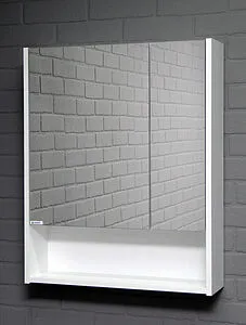 Шкаф-зеркало Айсберг Ева 60 белый DA5921HZ, 5