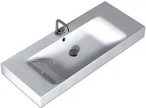 Раковина Kerasan Cento 100 белый 355001*1 Раковина Kerasan Cento 100 белый 355001*1, 1