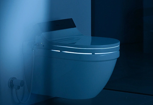 Унитаз подвесной под крышку биде Duravit Darling New SensoWash белый 2544590000