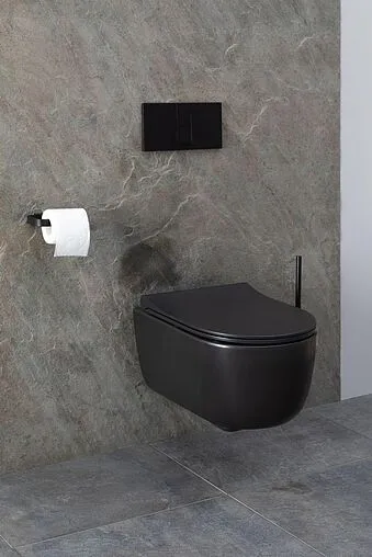 Унитаз подвесной безободковый Allen Brau Priority черный матовый 4.31002.31