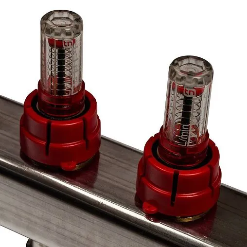 Группа коллекторная с расходомерами 8 отводов 1&quot;в/в x ¾&quot;ек Stout SMS-0927-000008