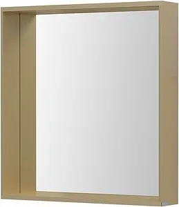 Зеркало с подсветкой Allen Brau Priority 75x70 латунь браш 1.32017.03, 5