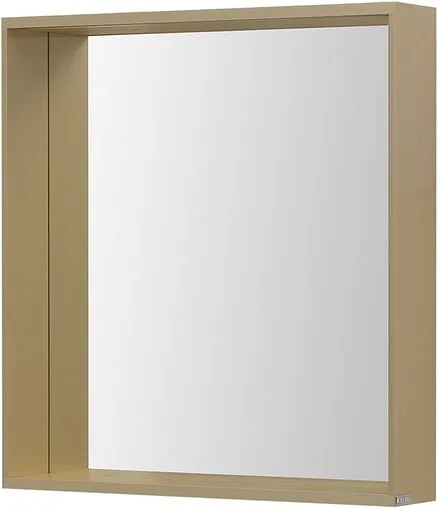 Зеркало с подсветкой Allen Brau Priority 75x70 латунь браш 1.32017.03