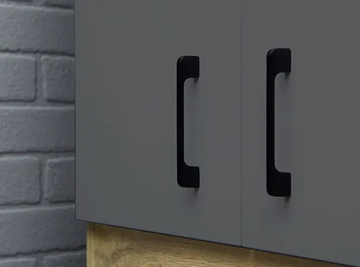 Шкаф над стиральной машиной Домино Craft 65 графит/дуб вотан DCr2219H