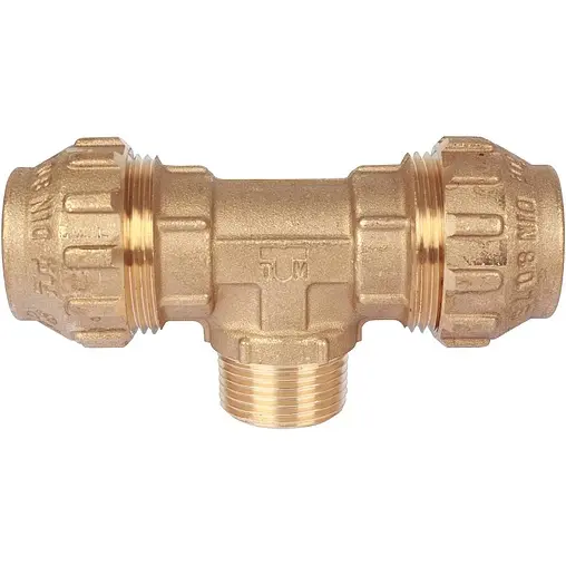 Тройник компрессионный переходной 25мм x ¾&quot;н x 25мм Tiemme 3400069