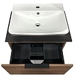 Тумба-умывальник подвесная Comforty Штутгарт 60 дуб тёмно-коричневый/чёрный 00004151039CF Тумба-умывальник подвесная Comforty Штутгарт 60 дуб тёмно-коричневый/чёрный 00004151039CF