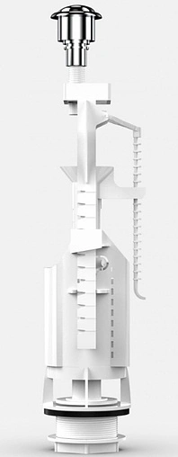 Комплект арматуры для бачка двухрежимный ½" пластик нижний BERGES Eko 21 030621